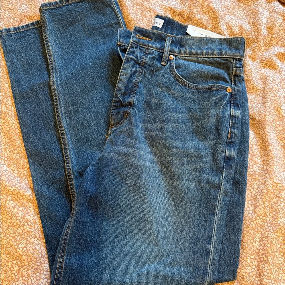 NWT LOFT high rise boyfriend jeans 27